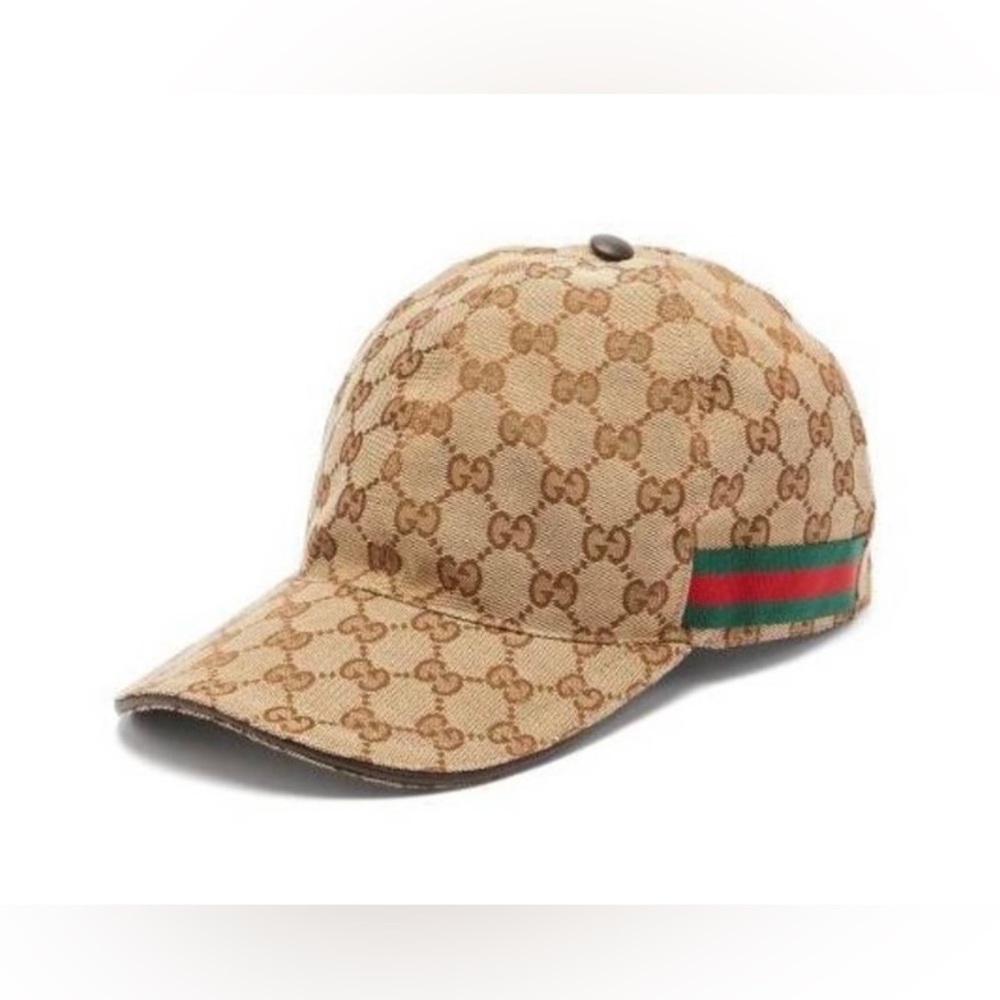 GUCCI MONOGRAM BASEBALL HAT MEDIUM